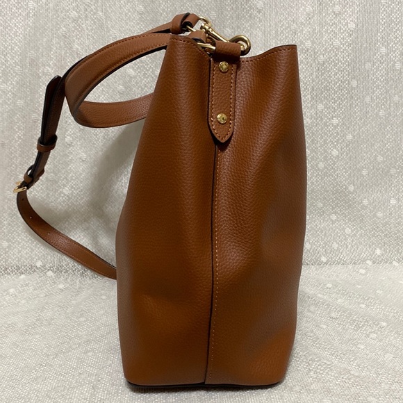 *SOLD*Coach Large Leather Town Bucket Bag In Redwood 1941 Red - Picture 9 of 15